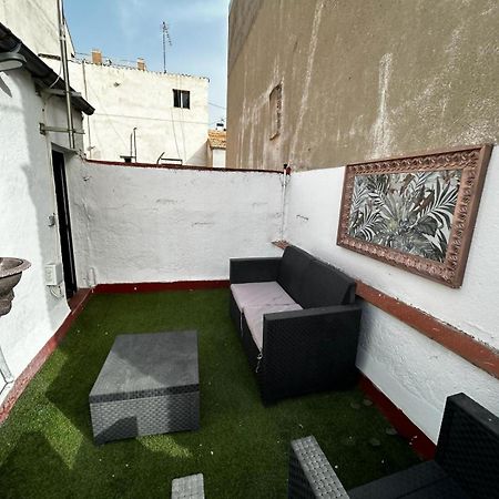 Apartamento Con Terraza Centrico Moderno Nuevo Madrid Bagian luar foto