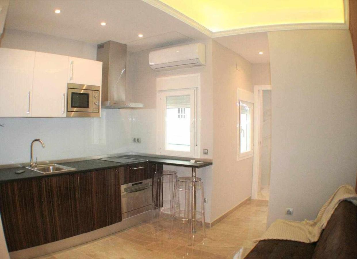 Apartamento Con Terraza Centrico Moderno Nuevo Madrid Bagian luar foto