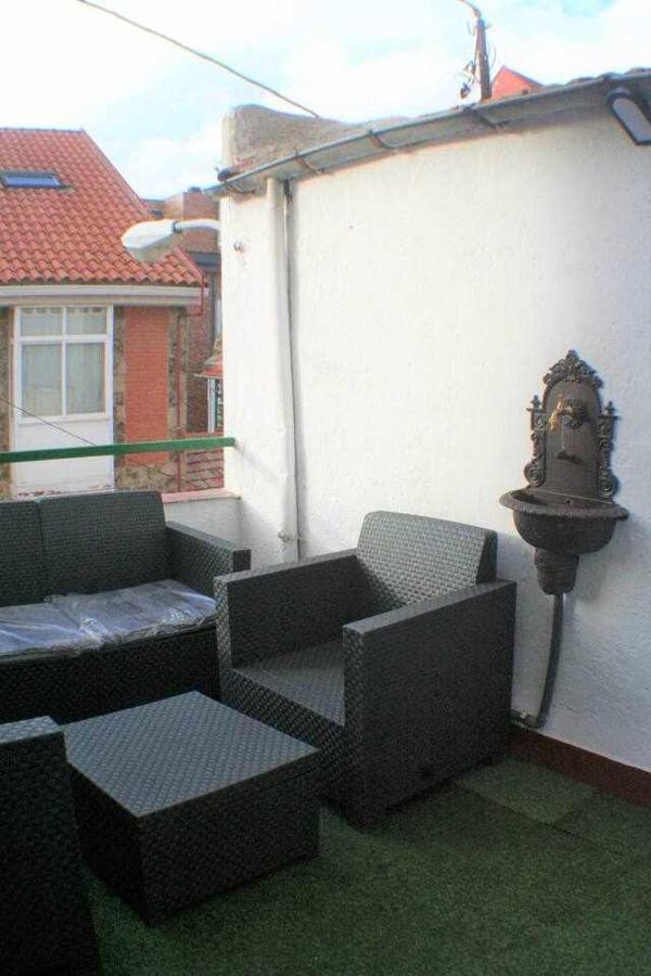 Apartamento Con Terraza Centrico Moderno Nuevo Madrid Bagian luar foto